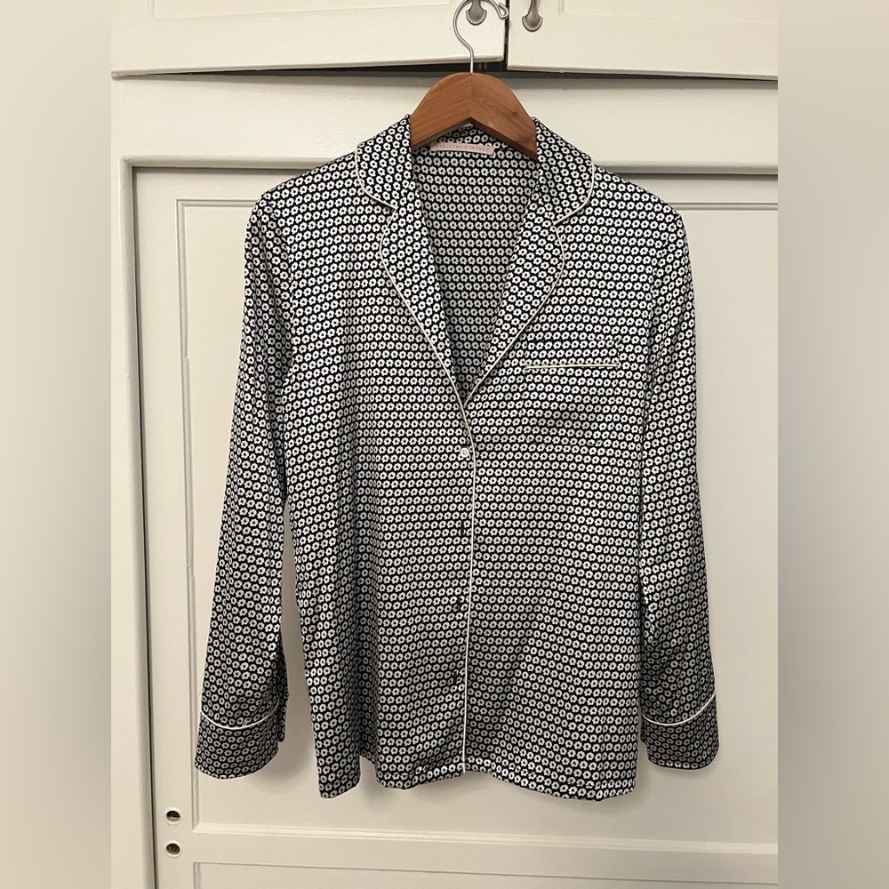 Stella McCartney Silk Pajama Blouse top S - Picture 8 of 8